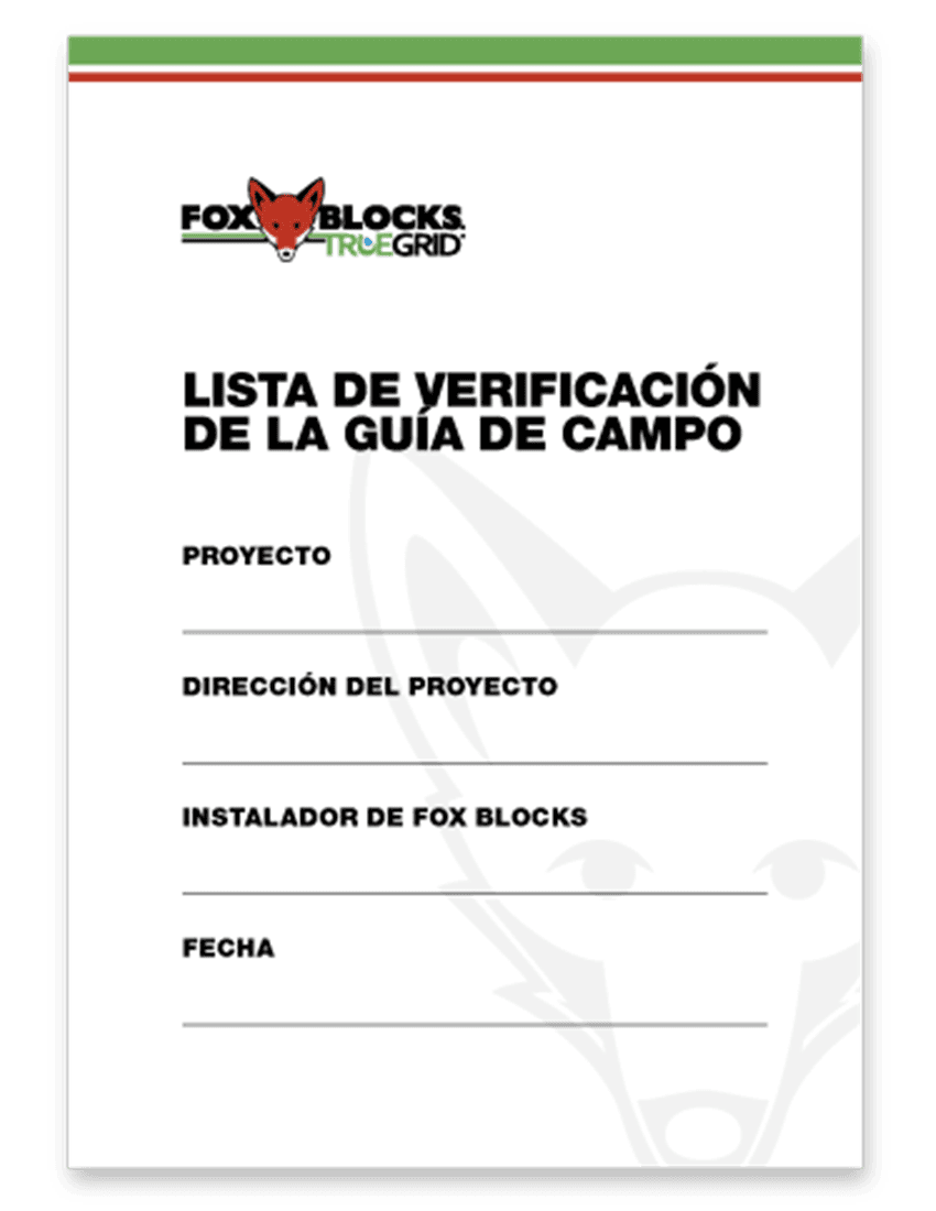 Field Guide Checklist- Pocket (Spanish)