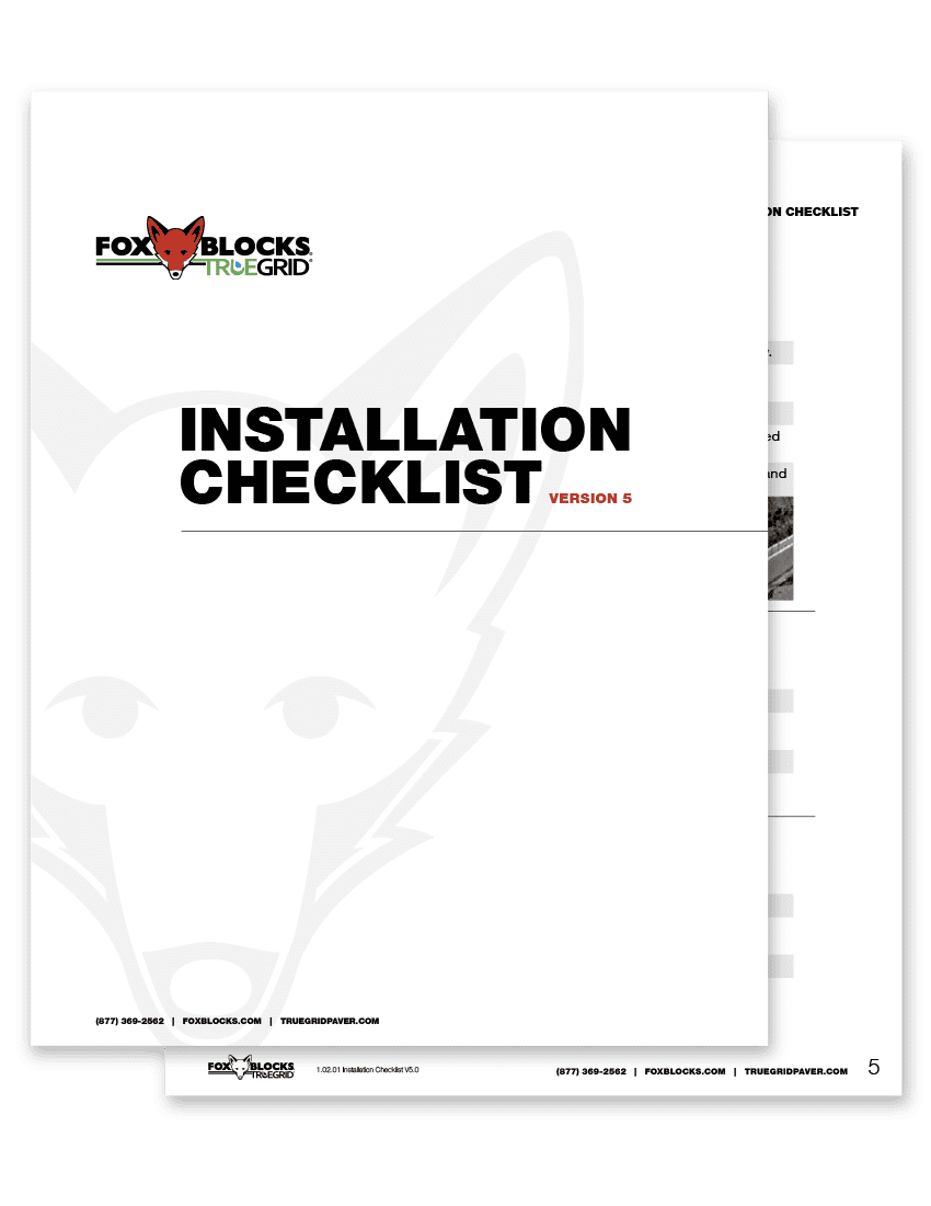 Installation Checklist